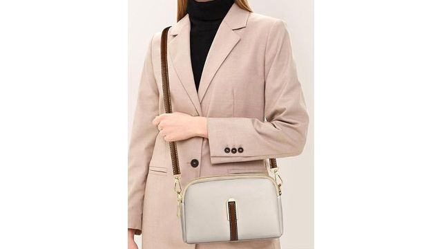 ADISA PU Structured Sling Bag