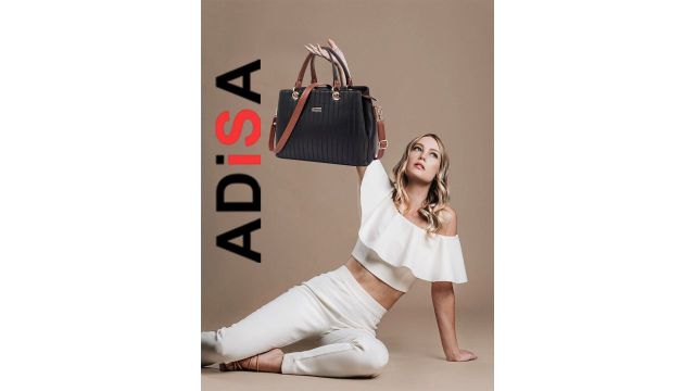 ADISA Women Solid Structured Satchel Bag