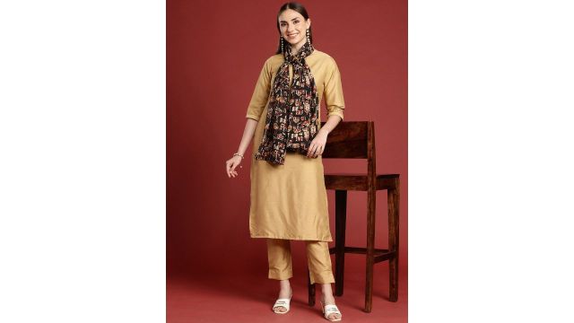 Anouk Pack Of 2 Printed Cotton Scarf