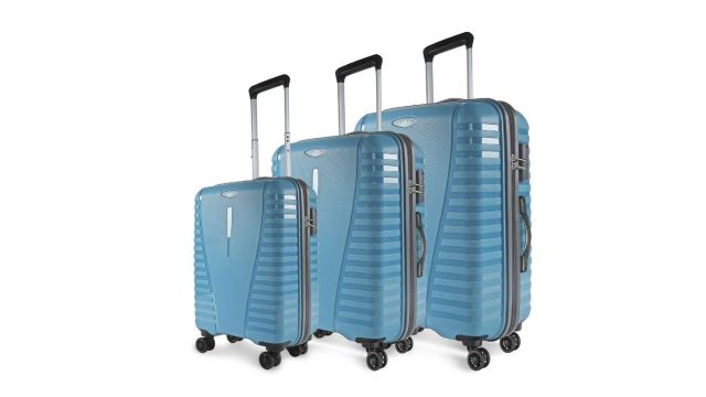 Aristocrat Polypropylene (PP) Airpro Set of 3 Hard Carry-On