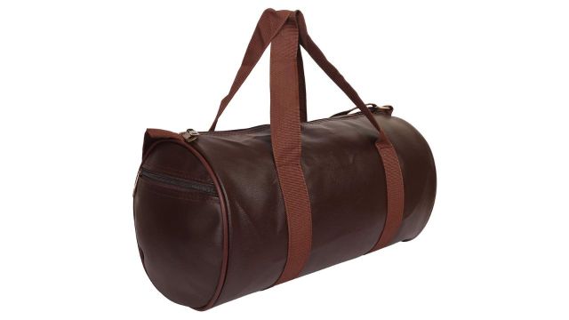 BDPE PU Leather Gym Duffel Bag (43 × 23 × 23 cm)