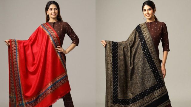 Best Handicraft Palace Shawls on Myntra