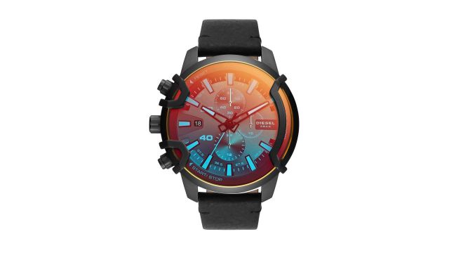 DIESEL Men Black Analogue Watch