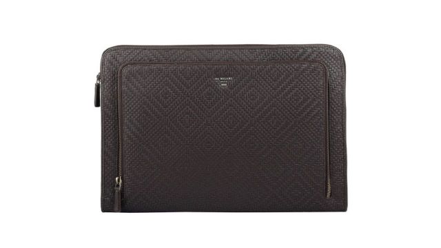 Da Milano Men Leather Laptop Sleeve
