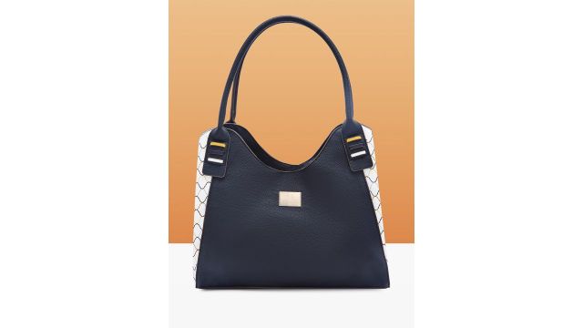 DressBerry X CAPRESE Shane Women Black Medium Hobo Bag