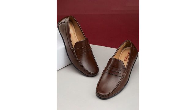 Duke Men SharpStep Lightweight Loafers (Brown)