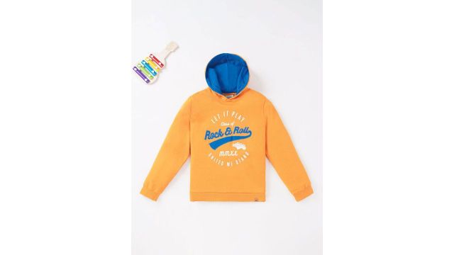 Ed-a-Mamma Boys Printed Hooded Sweatshirt