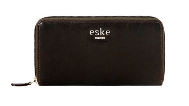 Eske Women Leather Zip Around Wallet