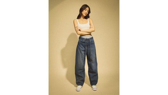 Flying Machine K‑Street X Barrel Fit Belt Tie‑Up Jeans