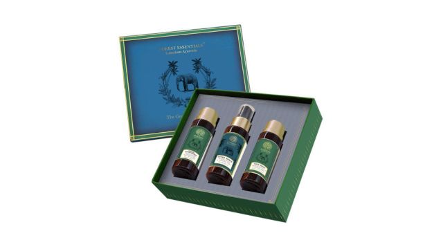 Forest Essentials Sandalwood & Orange Gift Set for Men