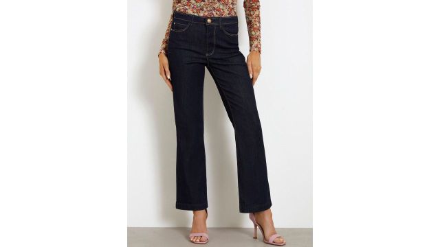 GUESS Women Mid-Rise Clean Look Stretchable Jeans