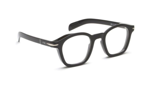 IRUS by IDEE Men Full Rim Square Frames (Black)