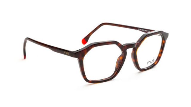 IRUS by IDEE Unisex Full Rim Oversized Frames (Brown)