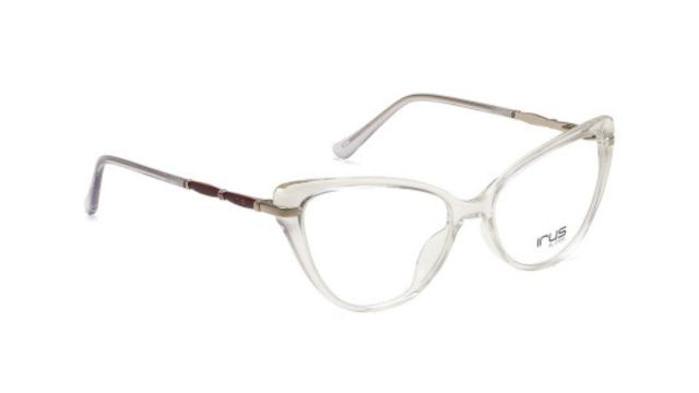 IRUS by IDEE Women Full Rim Cat‑Eye Frames (White)