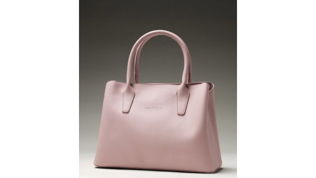 Lino PerrosPink Solid Handheld Bag