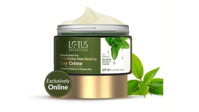 Lotus Botanicals Natural Green Tea HydraDetox Glow Boosting Day Cream SPF 20