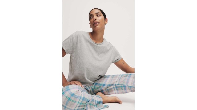 Marks & SpencerWomen Checked Night suit