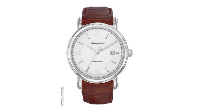 Mathey-Tissot Swiss Made Men Renaissance Automatic White Dial Watch H9030AI
