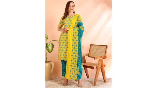 Moda Rapido Printed Silk Blend Kurta Sets