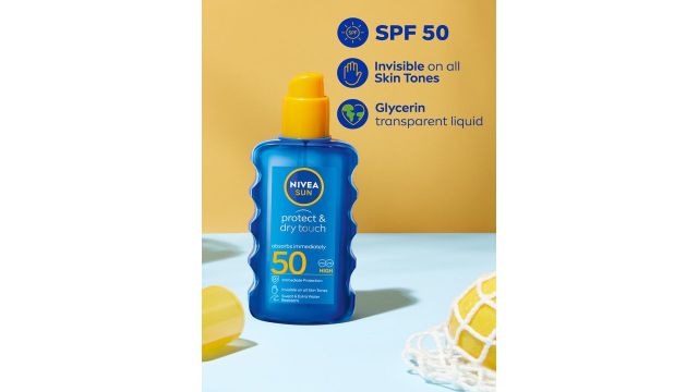 Nivea Protect & Dry Touch SPF 50 Body Sunscreen Spray - 200ml