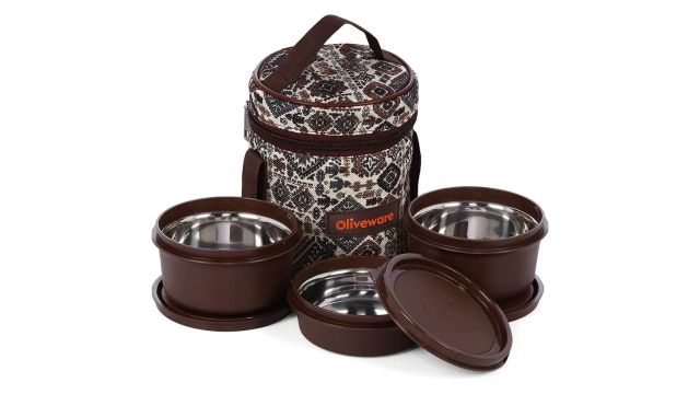 Oliveware Falcon Lunch Box 3 Containers Lunch Box
