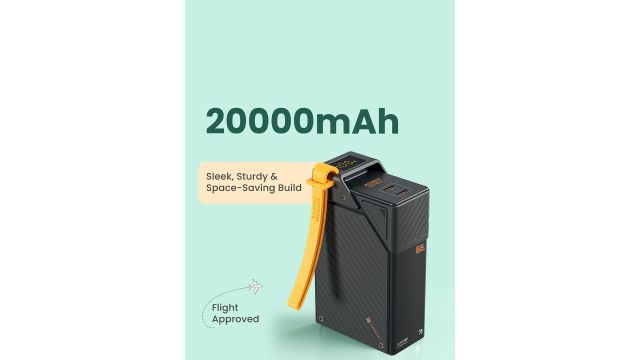 Portronics LED Display 65W Halley 20K 20000mAh Fast Charging Power Bank