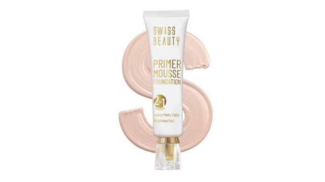 SWISS BEAUTY Primer Mousse Foundation - White Ivory 01