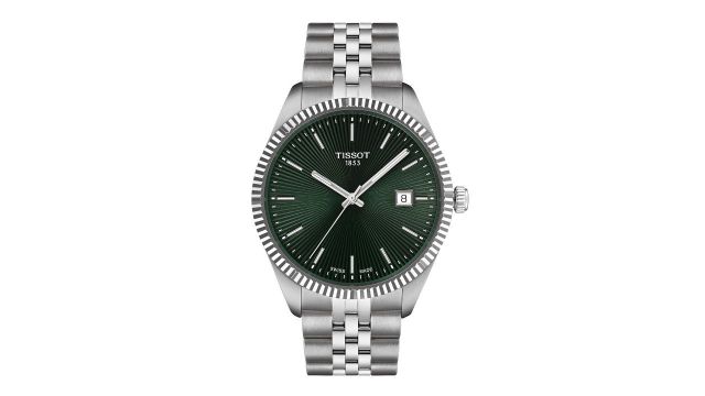 TISSOT Men Dial & Stainless Steel Bracelet Style Straps Analogue Watch
