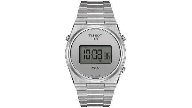 TISSOTMen Stainless Steel Bracelet Style Straps Digital Watch T1374631103000
