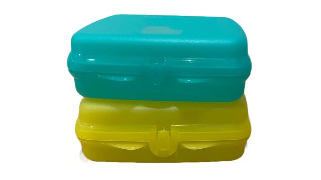TUPPERWARE Samwicch Keeper 2 Containers Lunch Box