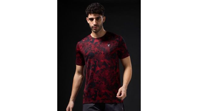 Technosport UPF50 Tie‑Dye Slim Fit T‑shirt