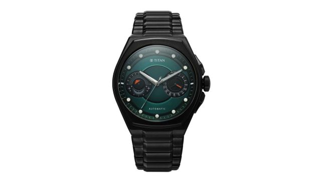 Titan Men Stellar Automatic Dial & Bracelet Style Straps Watch