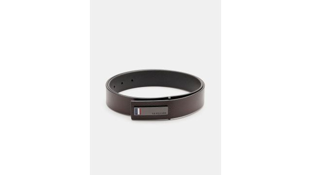U.S. Polo Assn. Men Textured Leather Reversible Belt
