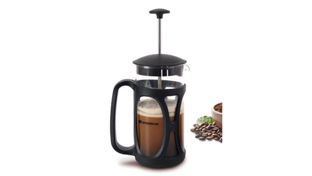 Wonderchef Black Stainless Steel Electrical Coffee Maker