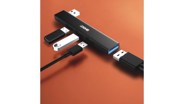 ZEBRONICS 210HB 4‑in‑1 USB 3.0 Hub