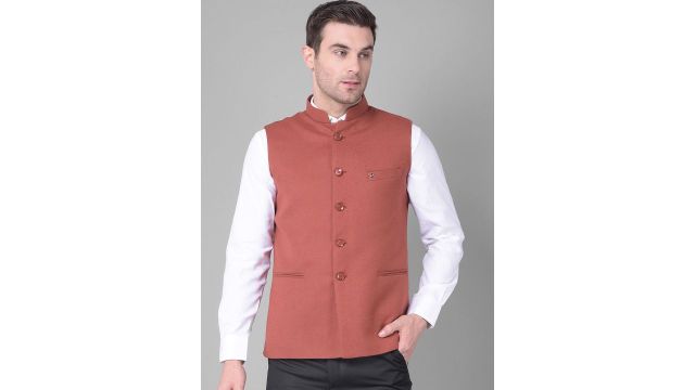 Canary London Slim-Fit Woven Nehru Jacket