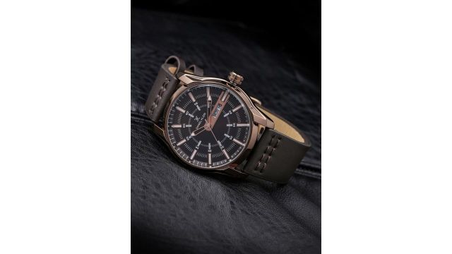 Daniel Klein Men Leather Straps Analogue Watch DK11599-4