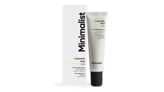 Minimalist 8% L-Ascorbic Acid Lip Treatment Balm with Vitamin E 12gm