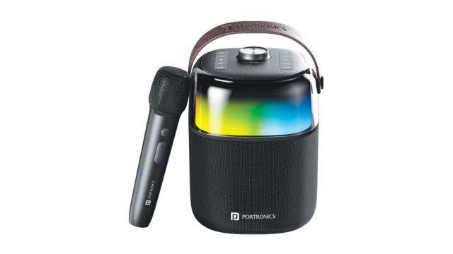 Portronics Dash 4 50W Wireless Bluetooth Speaker with Karaoke Mic