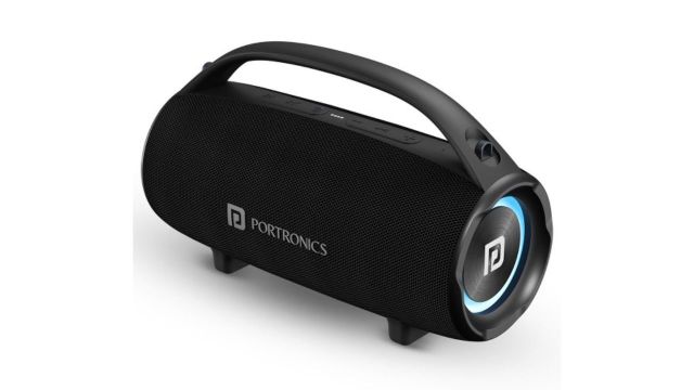 Portronics Thunder 2.0 60W Wireless Bluetooth Party Speaker with Dual Passive Radiator